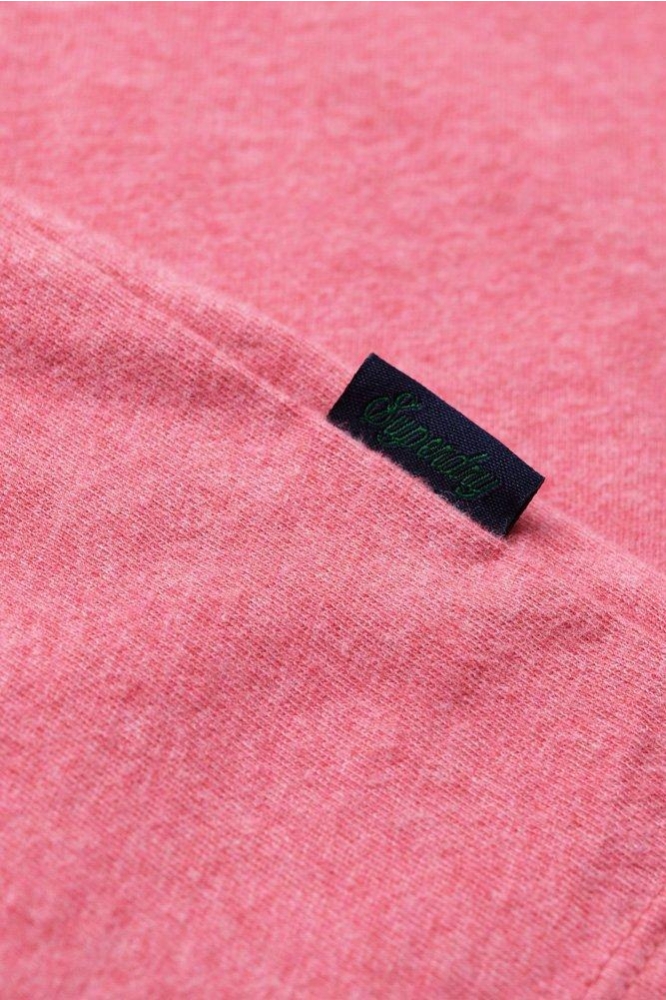 VINTAGE LOGO EMB TEE M1011245A PUNCH PINK MARL